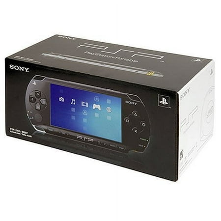 Restored Sony PlayStation Portable Core PSP 1000 Black Handheld PSP-1001 (Refurbished)