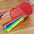 Wire Mesh Pen Holder Storage Cup,Metal Pencil Holder Cup Makeup Brush Holders,Office Accessories