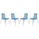 thumbnail image 1 of Silla de comedor Ralph de LeisureMod en azul transparente. Juego de 4 LeisureMod RP20TBU4, 1 of 2