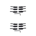 thumbnail image 4 of Naiovety Pack of 6 Electric Guitar Bridge Insturment Saddles Wrench with Stringed Modified Saddle Accessories Components Portable Stylish Negro 2piezas, 4 of 6