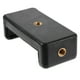 thumbnail image 1 of EeaseMX Clip para teléfono inteligente con doble orificio, trípode extensible, adaptador de soporte para teléfono móvil (negro), 1 of 8