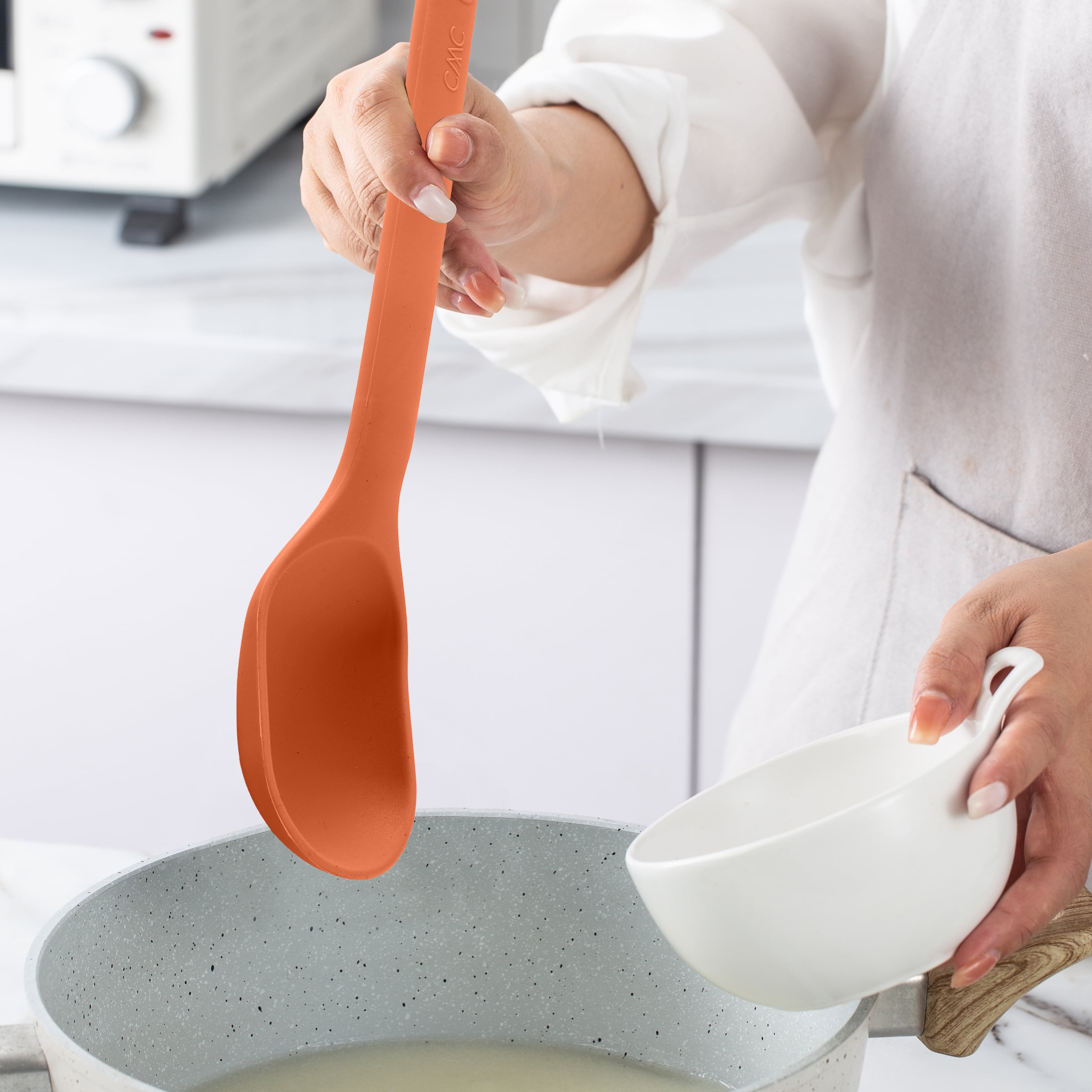 Cook with Color Heat Resistant Silicone Cooking Spoon