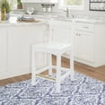 thumbnail image 4 of Linon Lindale 24" Counter Stools, Classic White Finish, Set of 2, 4 of 12