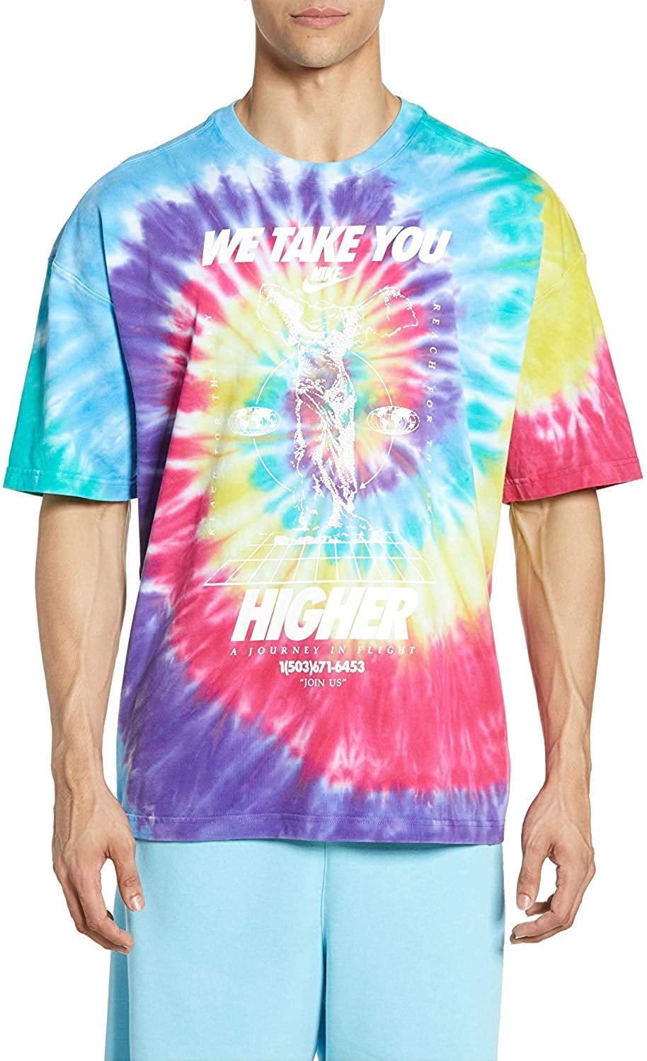 nike vibe tie dye tee