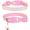 Pink with White Rhinestone, variant on Breakaway Cat Collars, Kitten Collar with Bell,Adjustable Rhinestone Cat Collar for Girl & Boy Cats