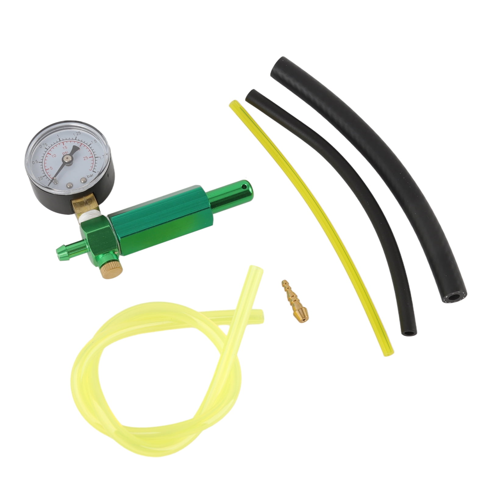 Rupoun Carburetor Leak Detector Pressure Gauge Testing Kit Replacement for Walbro 57211 Outdoor Lawn Garden Mower Engine Tool Parts (5.12 inches / 13 cm)