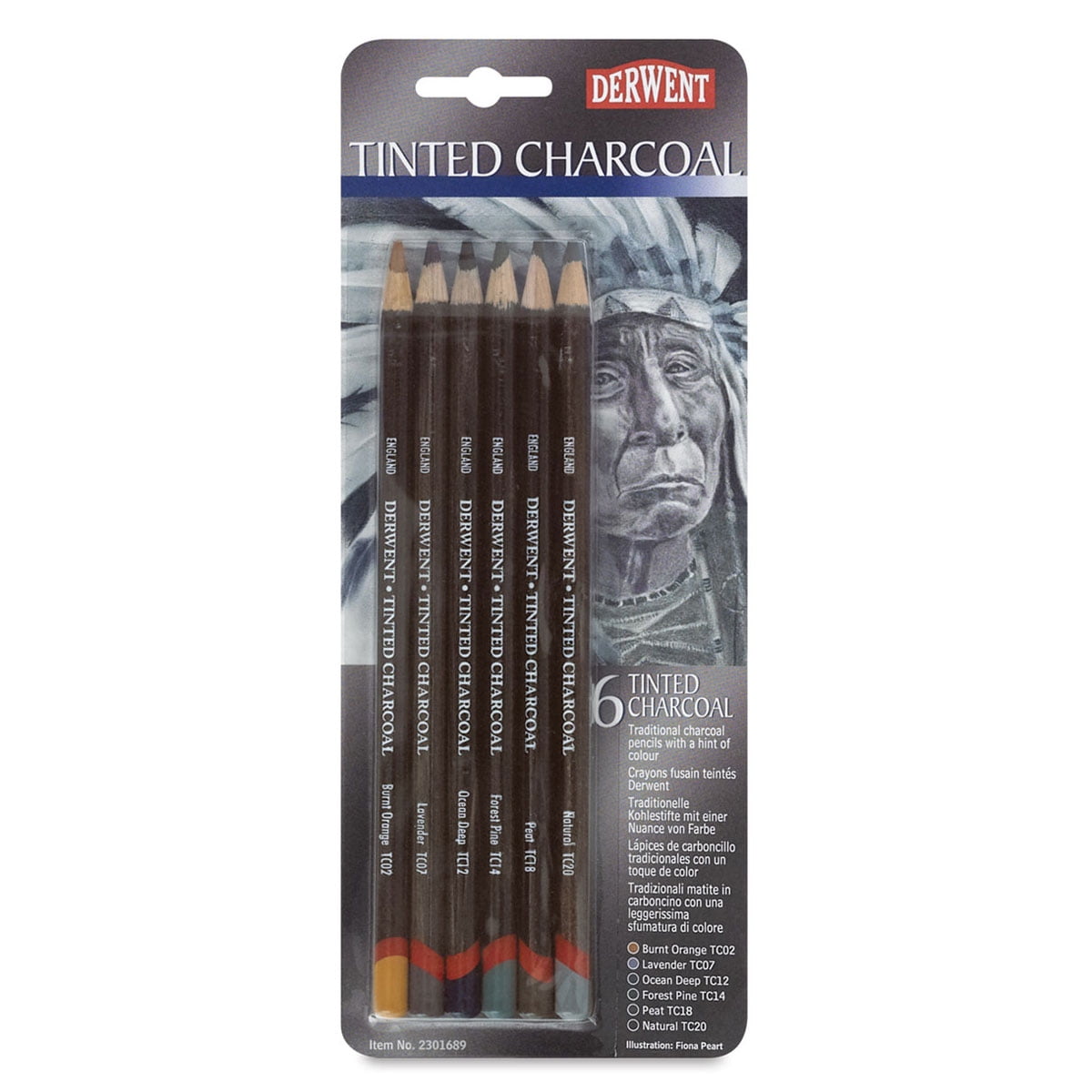 Derwent Tinted Charcoal Pencils (Individual)