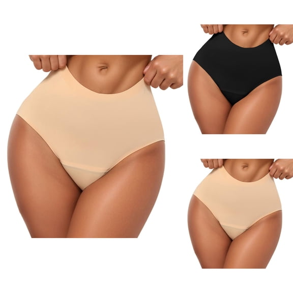 Period Underwear for Women High Waisted Seamless 4 Layer Leak Proof Menstrual Panties Womens Underwear