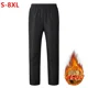 thumbnail image 4 of Pantalones de cachemira de invierno para hombre, pantalones deportivos de marca clásica, pantalones gruesos y súper cálidos, pantalones de cachemira para hombre, pantalones largos de polar para exteri, 4 of 5