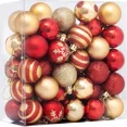 thumbnail image 2 of 50 piezas/caja de bolas de Navidad, adornos para árbol de Navidad, decoración del hogar, Halloween, Año Nuevo, Navidad, accesorios de bolas colgantes, 2 of 4