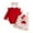 Red, variant on CZHQWE 4T Girls Clothes Clothes Girls Girl Clothes Newborn Infant Outfits Pants Cute Sets For Girls Pink 9-12 Months