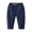 Blue, variant on LYMAYTER Kids Unisex Cotton Pants Boys Girls Elastic Waist Trousers Toddler Solid Color Casual Pants for 1-8 Years