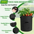 thumbnail image 6 of Livease 4 Pc 15 Gallon Potato Grow Bags with Flap, Heavy Duty Aeration Nonwoven Fabric with Handle, 6 of 7