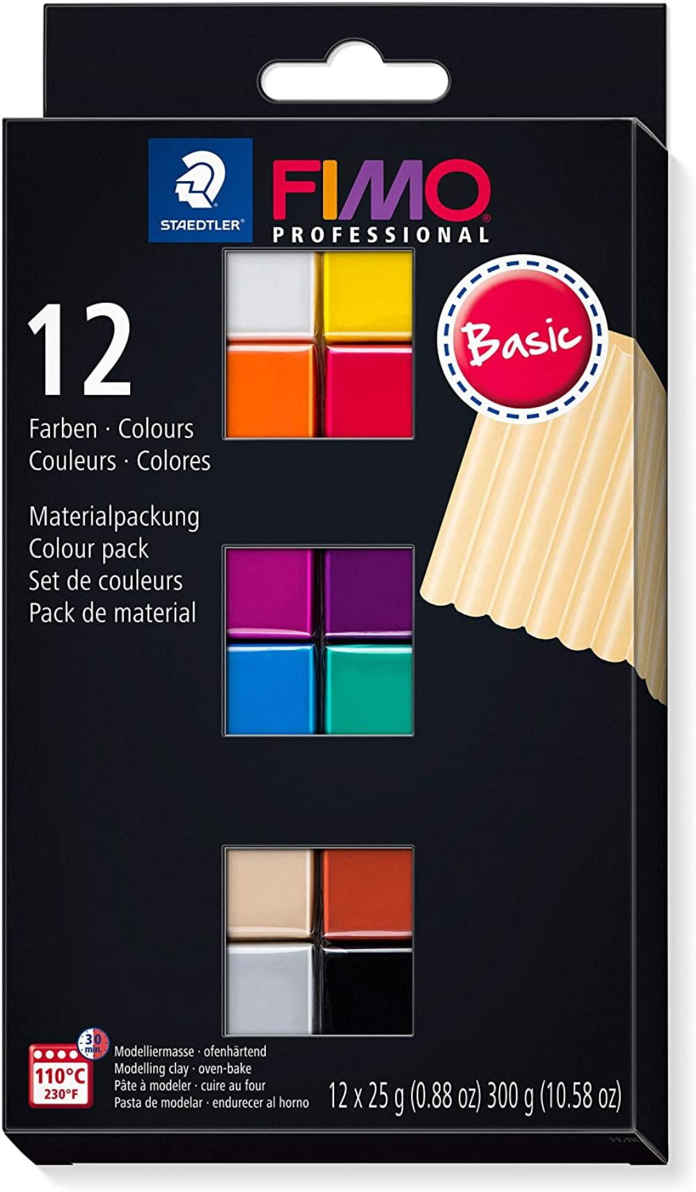 FIMO Staedtler-Fimo 30 Colors Oven Bake Modeling Clay ’ 30 x 25g Brand New 