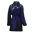 thumbnail image 2 of Aquarius Constellation Women Bathrobe One Size Univeral Fits, Zodiac Horoscope Fashion Lightweight Plush Fleece Long Robe For Women, 2 of 3