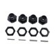 thumbnail image 2 of 4 bujes de rueda hexagonales para coche RC de 17 mm, piezas de repuesto para coche RC Negro, 2 of 9