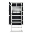 thumbnail image 2 of Powell 144-072 Cheval Photo Armoire, White, 2 of 5