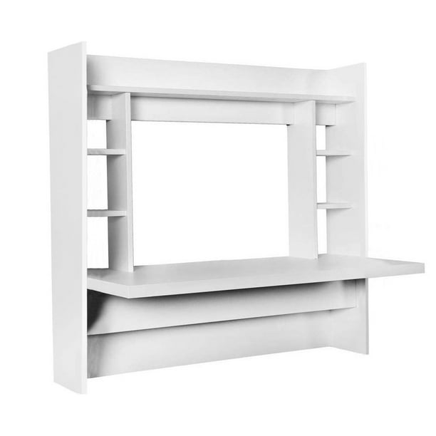 Befoka Wall Mounted Desk With Storage Shelves Home Computer Table Floating Dining Com - Wall Mounted Desk Shelf Befoka Wall Mounted Desk With Storage Shelves Home Computer Table Floating Dining Com - Wall Mounted Desk Shelf