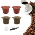 thumbnail image 6 of QHUDLV 4pcs Reusable Coffee Capsule Filters for Nespresso Coffee Machine with Brush Filter Pod Spoon Accessori 4PCS Set Coffee Baskets, 6 of 9