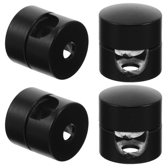 MLINS  4 Pcs Wire Fixer Cable Clips Ceiling Chandelier Pendant Light Black