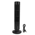 thumbnail image 1 of Smart Floor Fan Black Quiet 2 Speeds Powerful Bladeless Tower Fan for Home Bedroom Office Room, 1 of 5