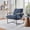 Blue, variant on Howcool Sling Accent Chair, Comfy Vanity Chair with Removable Cushion and Storage Bag for Living Room, Bedroom, Office