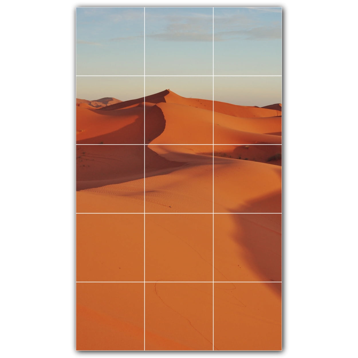 Desert Ceramic Tile Wall Mural WAL50047435M. 18"W x