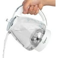 thumbnail image 3 of H2O Glass Kettle, 240.02, White and polished chrome, 48 ounces, 3 of 5