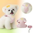 thumbnail image 1 of Durable Pet Leash and Adjustable Harness for Dogs and Cats Soft Polyester Material No Pull Escape Proof Reflective Design for Indoor and Outdoor Walking and Training, 1 of 5