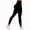 Black, variant on Women Thick High Waist Yoga Pants Non See-through 4 Way Stretch Workout Running Leggings