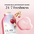 thumbnail image 6 of (4 pack) Olay Fresh Radiance Body Wash with Essence of Black Cherry and Vanilla, Vitamin B3 and Antioxidant Blend, 6 of 14