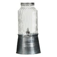 thumbnail image 1 of Abbracc Glass Beverage Barrel Dispenser 6L Clear Juice Pitcher for Dining Table Home B, 1 of 9