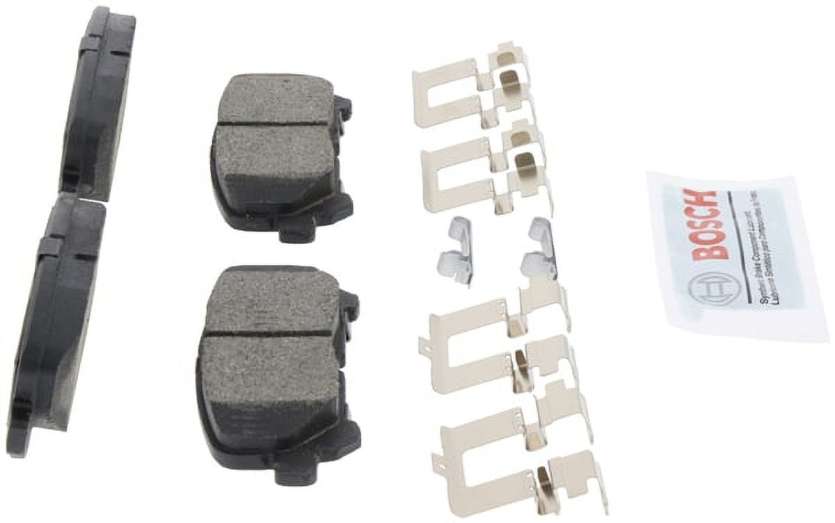 Bosch BC1510 QuietCast Premium Ceramic Disc Brake Pad Set For Infiniti: 2011-2013 QX56, 2014-2017 QX80; Nissan: 2017 Armada; Rear