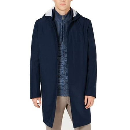 Midnight Mens Large Bonded Hooded Top Coat L