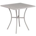 thumbnail image 1 of Bowery Hill Table à Manger Carrée en Acier pour Patio 28 Pouces Gris Clair, 1 of 1