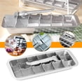 thumbnail image 4 of Lever-Style Ice Tray 2 In 1 Stainless Steel Ice Making Mold Mold/ B9K4, 4 of 8
