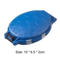 thumbnail image 3 of Caja de aparejos de 12 compartimentos, señuelos de pesca de tortuga, soporte para herramientas de cebo de gancho (azul), 3 of 7