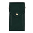 thumbnail image 2 of TECH CIRCLE Universal Inch Crossbody Phone Bag with Adjustable Shoulder Strap, Premium PU Leather Built-in Card Slot Shockproof Portable Cash Pocket Phone Case Bag, Green, 2 of 4