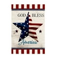 thumbnail image 2 of God Bless America 4th of July Garden Flag, 12 x 18 Inch Double Sided Burlap Independence Day Welcome Small Yard Flag, Summer Holiday Seasonal Farmhouse Outdoor Decoration, 2 of 5