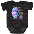 thumbnail image 3 of Inktastic Suicide Prevention Awareness Purple Teal Sunflower Ribbon Boys or Girls Baby Bodysuit, 3 of 5