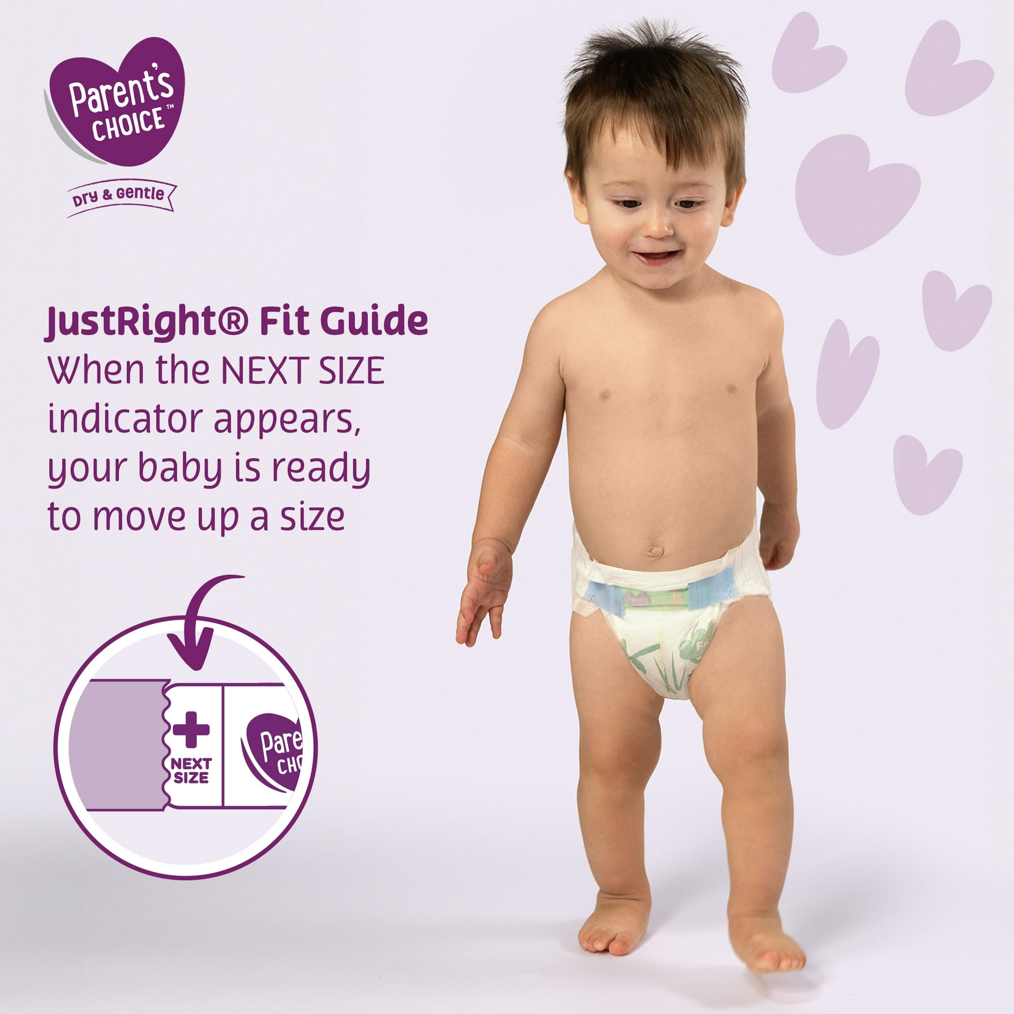 Pañales Dry & Gentle para padres, talla 4, 116 unidades (seleccione para más opciones) 8