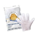 thumbnail image 2 of Disposable Pet Cleaning Gloves And Wipes, Waterless Bathing, Deodorizing And Massaging - Soft Non-Woven Gloves, Daily Care And Travel Essentials, 8*6 Inches, 6-Pack., 2 of 6