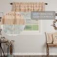 thumbnail image 5 of VHC Brands Ashmont Window Valance, 100% Cotton Farmhouse Curtain Topper for Living Room & Kitchen, 5 of 8