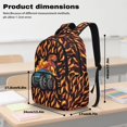thumbnail image 6 of Jeiento Dinosaur 17 Inch Boys Girls Schoolbag and Backpack Set 4-Piece Lunch Bag Pencil Case Water Bottle Holder Cool Flame Lightweight Large Capacity Book Bag, 6 of 7