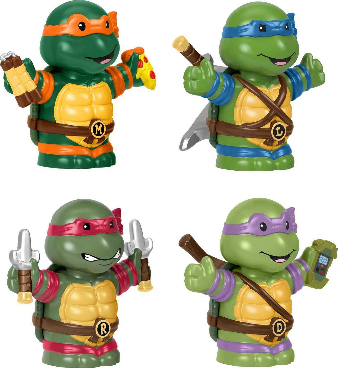 Little People Collector Teenage Mutant Ninja Turtles Special Edition Set, 4 Figures