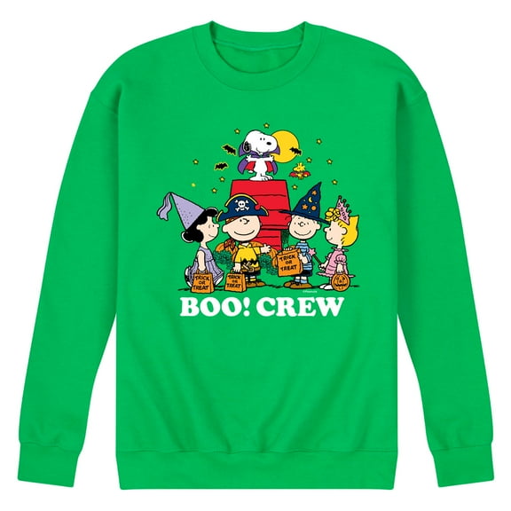 Peanuts - Boo Crew - Men's Crew Neck Fleece Pullover