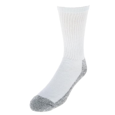 Fruit Of The Loom Men's 6 Pair Full Cushion Work Gear Short Boot Crew Socks - M8001W6US - USA Made