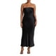 thumbnail image 2 of VISgogo Vestido sin mangas sin espalda para mujer, de una sola pieza elegante sin tirantes de color sólido, vestido de banquete de boda para cóctel VISgogo moda, 2 of 9