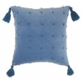 thumbnail image 1 of homeroots home decor 385976 Blue Thread Detailed Throw Pillow, 1 of 1