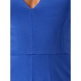 thumbnail image 5 of INSPIRE CHIC Cross Neck Jumpsuits for Women's Wide Leg Sleeveless Full Length Romper L Blue, 5 of 5